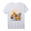 Baggerfahrer Bagger Baggerführer T-Shirt - Lustiges Bauarbeiter Outfit für Männer, Bauleiter & Baumaschinenliebhaber