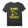 Du Denkst Ich Bin Verrückt? Lustiges Baggerfahrer Bagger Baustellen T-Shirt  Perfektes Geschenk für Baggerliebhaber, Bauarbeiter & Hobby-Baggerfahrer