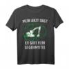 Mein Arzt sagt es gibt kein Gegenmittel Baggerfahrer Spruch T-Shirt  Lustiges Bauarbeiter-Shirt für Baggerliebhaber und Bauprofis