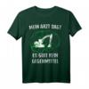Mein Arzt sagt es gibt kein Gegenmittel Baggerfahrer Spruch T-Shirt  Lustiges Bauarbeiter-Shirt für Baggerliebhaber und Bauprofis