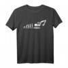 Bagger Evolution Baggerfahrer Baustelle Bauarbeiter T-Shirt - Lustiges Geschenk für Kinder, Männer & Baggerfans