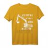 Herren T-Shirt 'Der tut nix der will nur Baggern'  Lustiges Baggerfahrer Motiv als Geschenk für Bauarbeiter, Baggerführer & Baumaschinenliebhaber