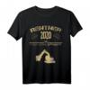 Lustiges Rentner T-Shirt für Männer - Rente 2020 genug gebaggert! Geschenkidee für Ruhestand, Pension & als Geschenk für Vater, Opa & Kollegen