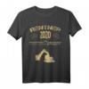 Lustiges Rentner T-Shirt für Männer - Rente 2020 genug gebaggert! Geschenkidee für Ruhestand, Pension & als Geschenk für Vater, Opa & Kollegen
