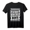 Lustiges Baggerfahrer Geschenk T-Shirt mit Spruch 'Baggerfahrer ein Mann ein Ziel Rente'  Perfekt für angehende Rentner & Bauarbeiter