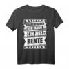 Lustiges Baggerfahrer Geschenk T-Shirt mit Spruch 'Baggerfahrer ein Mann ein Ziel Rente'  Perfekt für angehende Rentner & Bauarbeiter