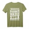 Lustiges Baggerfahrer Geschenk T-Shirt mit Spruch 'Baggerfahrer ein Mann ein Ziel Rente'  Perfekt für angehende Rentner & Bauarbeiter
