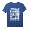 Lustiges Baggerfahrer Geschenk T-Shirt mit Spruch 'Baggerfahrer ein Mann ein Ziel Rente'  Perfekt für angehende Rentner & Bauarbeiter