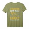 Baggerfahrer Studieren Kann Jeder Bagger Baggerführer T-Shirt - Perfektes Geschenk für Bauprofis und Baggerliebhaber