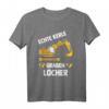 Bagger Geburtstag T-Shirt für Baggerführer & Bauarbeiter - Geschenk für Kinder & Erwachsene im Baustellen-Design