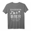 Herren Baggerfahrer T-Shirt  Lustiges Geschenk für Baggerliebhaber, Bauarbeiter & Kollegen mit Sprüchen wie 'Baggern & Bier darum bin ich hier'
