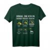 Baggerfahrer Dinge die ich in meiner Freizeit mache Bagger T-Shirt - Lustiges Geschenk für Bauarbeiter, Hobby-Baggerfahrer & Baustellenprofis