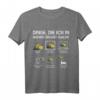 Baggerfahrer Dinge die ich in meiner Freizeit mache Bagger T-Shirt - Lustiges Geschenk für Bauarbeiter, Hobby-Baggerfahrer & Baustellenprofis