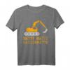Baggerfahrer Bagger Baggerführer T-Shirt für Damen, Herren & Kinder  Lustiges Baustellen-Outfit & Geschenkidee für Baggerliebhaber, Geburtstagsgeschenke & Bauprofis