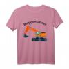 HapBunny T-Shirt mit großem Baggermotiv  Perfekt für Bauarbeiter, Bagger-Fans & Kinder, die Bagger lieben