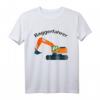 HapBunny T-Shirt mit großem Baggermotiv  Perfekt für Bauarbeiter, Bagger-Fans & Kinder, die Bagger lieben