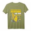 Kinder Bagger Jungs T-Shirt mit Achtung Ich Bin 4 Baumeister - Lustiges Baustellen Design für Geburtstagsgeschenke