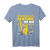 Kinder Bagger Jungs T-Shirt mit Achtung Ich Bin 4 Baumeister - Lustiges Baustellen Design für Geburtstagsgeschenke