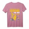 Kinder Bagger Jungs T-Shirt mit Achtung Ich Bin 4 Baumeister - Lustiges Baustellen Design für Geburtstagsgeschenke