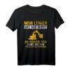 Verdiene Geld Aus Dem Fenster Schauen Bagger T-Shirt für Baggerfahrer  Lustiges Arbeitsmotivation T-Shirt mit Ironie