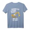 Baggerfahrer Baggerführer Bauarbeiter Straßenbau Radlader T-Shirt  Perfektes Geschenk für Baustellenfans und Kinder zum Geburtstag