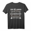 Herren 40 Jahre Bagger Baggerführer Baggerfahrer Geburtstag T-Shirt  Lustiges Bauarbeiter Geschenk für Bauarbeiter und Baustellenkollegen