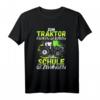 Zum Traktor Fahren Geboren Landwirt Geschenk Lustig Trecker T-Shirt  Perfekt für Kinder, Jungs & Mädchen, Weihnachten & Geburtstag für Traktor-Fans vom Dorf