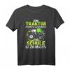 Zum Traktor Fahren Geboren Landwirt Geschenk Lustig Trecker T-Shirt  Perfekt für Kinder, Jungs & Mädchen, Weihnachten & Geburtstag für Traktor-Fans vom Dorf