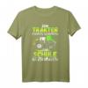 Zum Traktor Fahren Geboren Landwirt Geschenk Lustig Trecker T-Shirt  Perfekt für Kinder, Jungs & Mädchen, Weihnachten & Geburtstag für Traktor-Fans vom Dorf