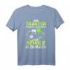 Zum Traktor Fahren Geboren Landwirt Geschenk Lustig Trecker T-Shirt  Perfekt für Kinder, Jungs & Mädchen, Weihnachten & Geburtstag für Traktor-Fans vom Dorf