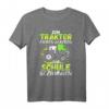 Zum Traktor Fahren Geboren Landwirt Geschenk Lustig Trecker T-Shirt  Perfekt für Kinder, Jungs & Mädchen, Weihnachten & Geburtstag für Traktor-Fans vom Dorf