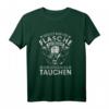 Reicht Mir Die Sauerstoffflasche Tauchen T-Shirt  Lustiges Taucher Motiv für Herren, Taucherlehrer & Unterwasser-Abenteuer Geschenk