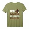 Heimscheisser Spruch - Ich Kacke am liebsten Zuhause T-Shirt  Lustiges Geschenk für Familie & Freunde