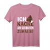 Heimscheisser Spruch - Ich Kacke am liebsten Zuhause T-Shirt  Lustiges Geschenk für Familie & Freunde