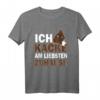 Heimscheisser Spruch - Ich Kacke am liebsten Zuhause T-Shirt  Lustiges Geschenk für Familie & Freunde
