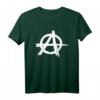 T-Shirt Anarchy - Punk Graffiti Zeichen T-Shirt für Rebellische und Stolze Anarchisten, Perfektes Geschenk für Punk Fans