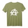 T-Shirt Anarchy - Punk Graffiti Zeichen T-Shirt für Rebellische und Stolze Anarchisten, Perfektes Geschenk für Punk Fans