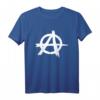 T-Shirt Anarchy - Punk Graffiti Zeichen T-Shirt für Rebellische und Stolze Anarchisten, Perfektes Geschenk für Punk Fans
