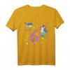 Kinder 6. Geburtstag Meerjungfrau T-Shirt - Niedliches Geburtstagsshirt für Mädchen, Perfekt für 6-Jährige Meerjungfrauen Fans