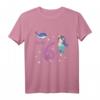 Kinder 6. Geburtstag Meerjungfrau T-Shirt - Niedliches Geburtstagsshirt für Mädchen, Perfekt für 6-Jährige Meerjungfrauen Fans