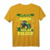 Landwirt Traktor Echte Helden fahren gelbe Felgen T-Shirt - Lustiges Bauernmotiv als Geschenk zum Geburtstag, Jahrestag oder Weihnachten
