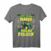 Landwirt Traktor Echte Helden fahren gelbe Felgen T-Shirt - Lustiges Bauernmotiv als Geschenk zum Geburtstag, Jahrestag oder Weihnachten