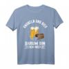 Knobeln und Bier darum bin ich hier T-Shirt  Perfekt für Würfel- und Knobelspiele in der Kneipe