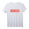 Lustiges Cocaine Shirt für Rave, Techno & Festival  Drogen Motiv T-Shirt für Partyfans & Koks Freunde