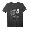 Kinder Polizei T-Shirt zum 5. Geburtstag  Coole Polizeiauto-Geschenkidee für Jungen, perfekte Geburtstagsparty-Outfit