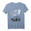 Kinder Polizei T-Shirt zum 5. Geburtstag  Coole Polizeiauto-Geschenkidee für Jungen, perfekte Geburtstagsparty-Outfit