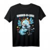 Gamesolotl Axolotl Video Gamer Kawaii T-Shirt für Kinder - Lustiges Underwater Axolotl mit Videospiel-Controller, ideales Geschenk für Gamer und Anime-Fans