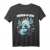 Gamesolotl Axolotl Video Gamer Kawaii T-Shirt für Kinder - Lustiges Underwater Axolotl mit Videospiel-Controller, ideales Geschenk für Gamer und Anime-Fans