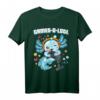 Gamesolotl Axolotl Video Gamer Kawaii T-Shirt für Kinder - Lustiges Underwater Axolotl mit Videospiel-Controller, ideales Geschenk für Gamer und Anime-Fans
