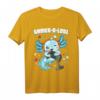 Gamesolotl Axolotl Video Gamer Kawaii T-Shirt für Kinder - Lustiges Underwater Axolotl mit Videospiel-Controller, ideales Geschenk für Gamer und Anime-Fans